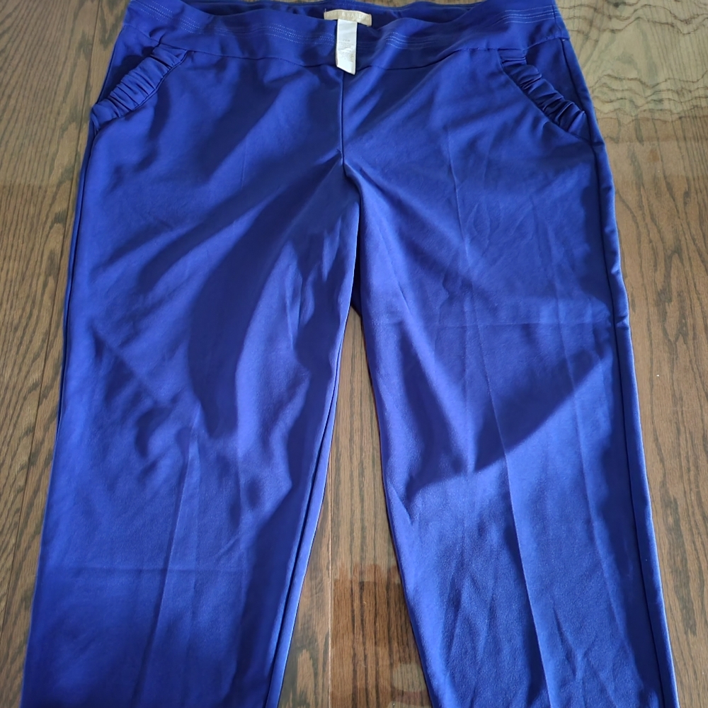 Plus Crop Stretch Dress Pant